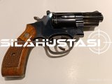 RUHSATLI,SIFIR AYARINDA,İLK ELDEN ÇOK AZ KULLANILAN SMİTH WESSON 3.57 (2.5 İNÇ) MAGNUM