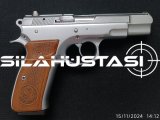 RUHSATLI,SIFIR AYARINDA KUTUSUNDA,İLK ELDEN ÇOK AZ KULLANILAN 1995 MODEL MAT KROM CZ 75 B